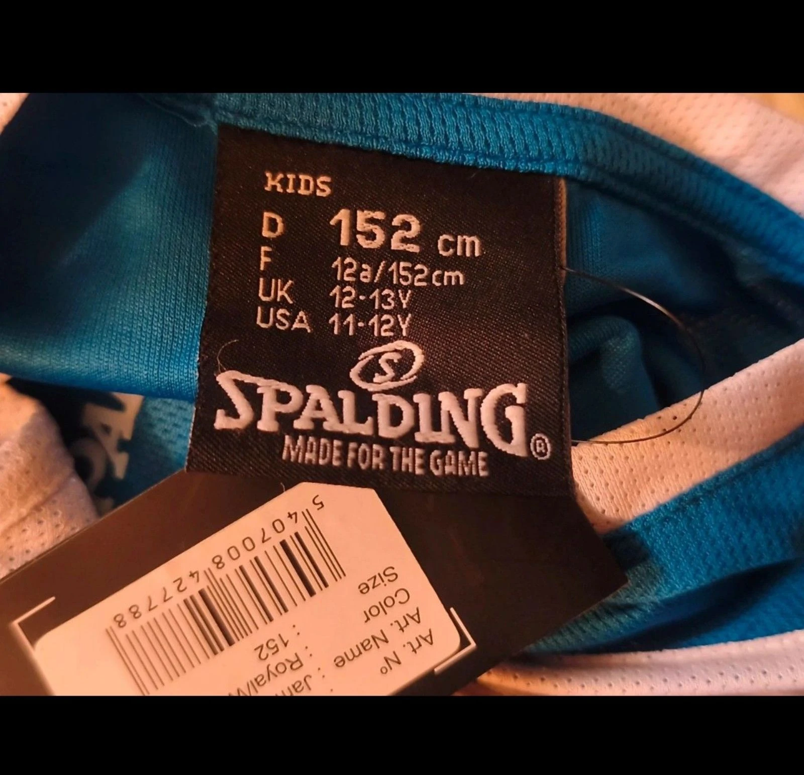 Camiseta Baloncesto Spalding Kids (Talla 152 cm / 11-13 años) – photo 10